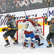 Arms and sticks up is never what you wanna see as a goalie.